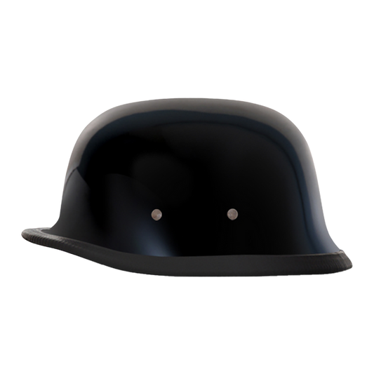 Novelty German Motorcycle Helmet Black- Non DOT