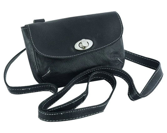 GO1202 Ladies Leather Purse with Belt Loop Clips