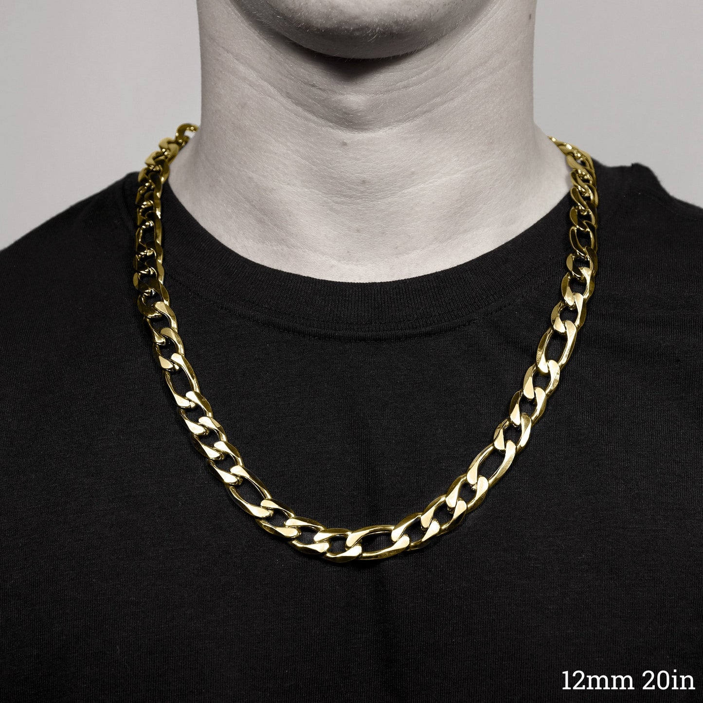 Gold Figaro Chain Necklace