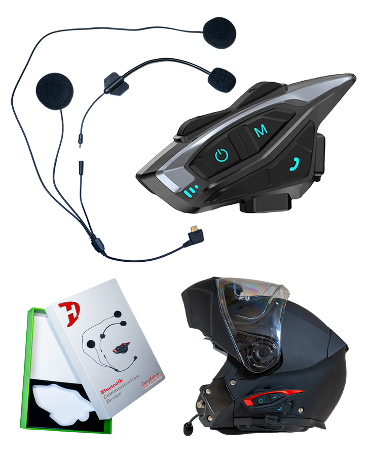 Motorcycle Helmet Universal Bluetooth Device Valiant Biker