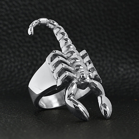 Stainless Steel Scorpion Ring