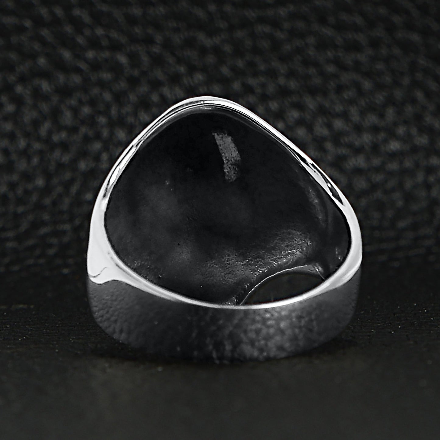 Sterling Silver Screaming Skull Ring