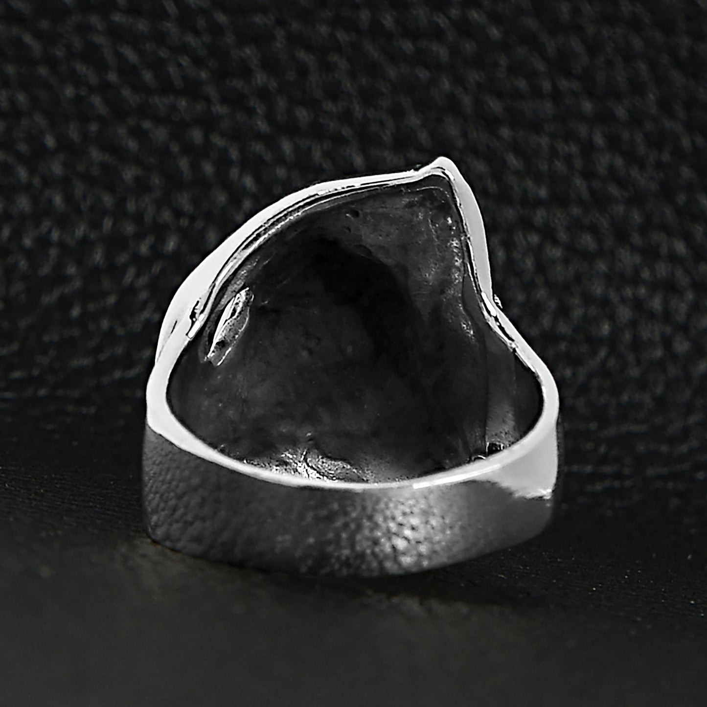 Sterling Silver Grim Reaper Skull Ring