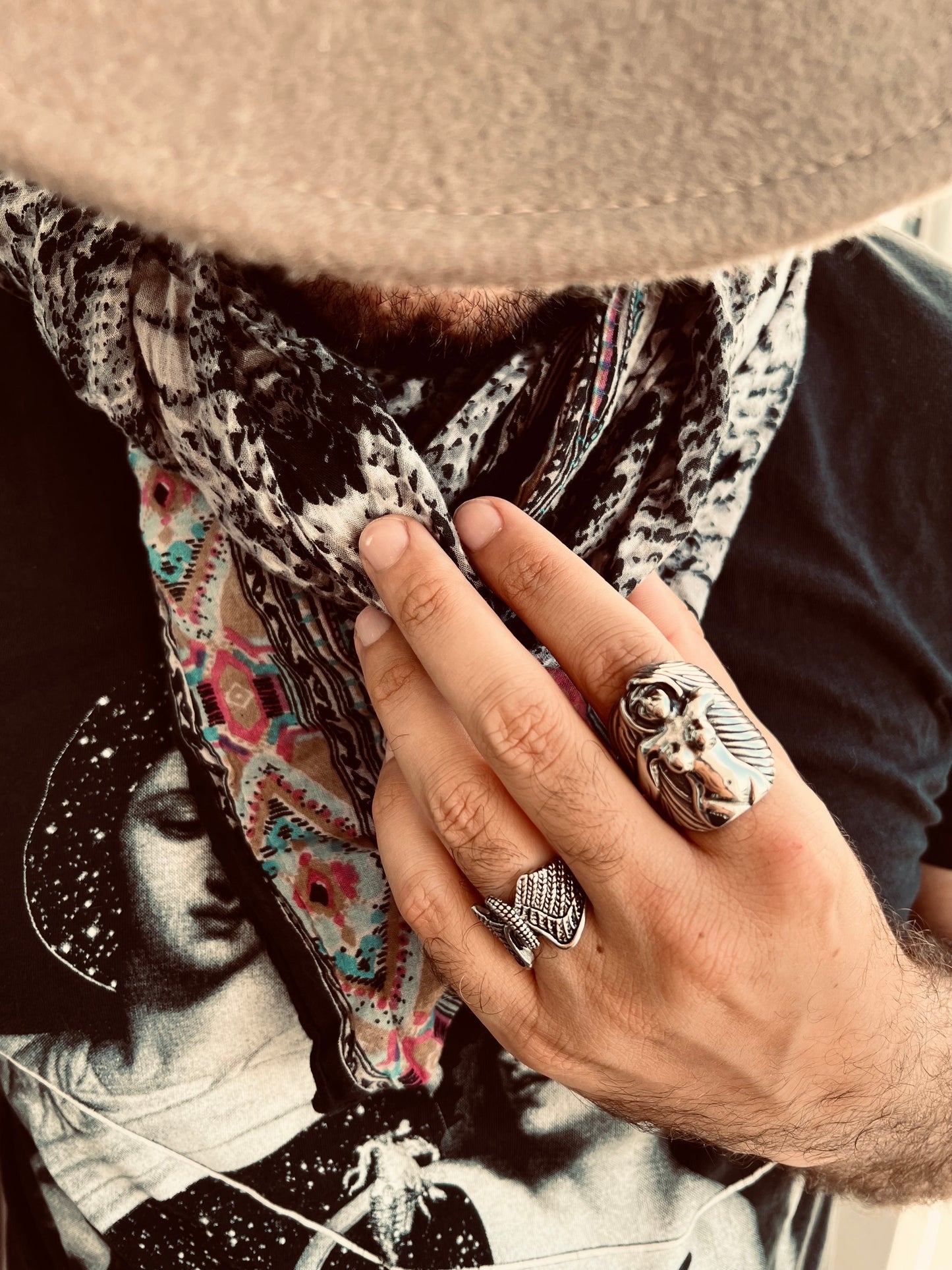 Stainless Steel Nude Goddess Ring