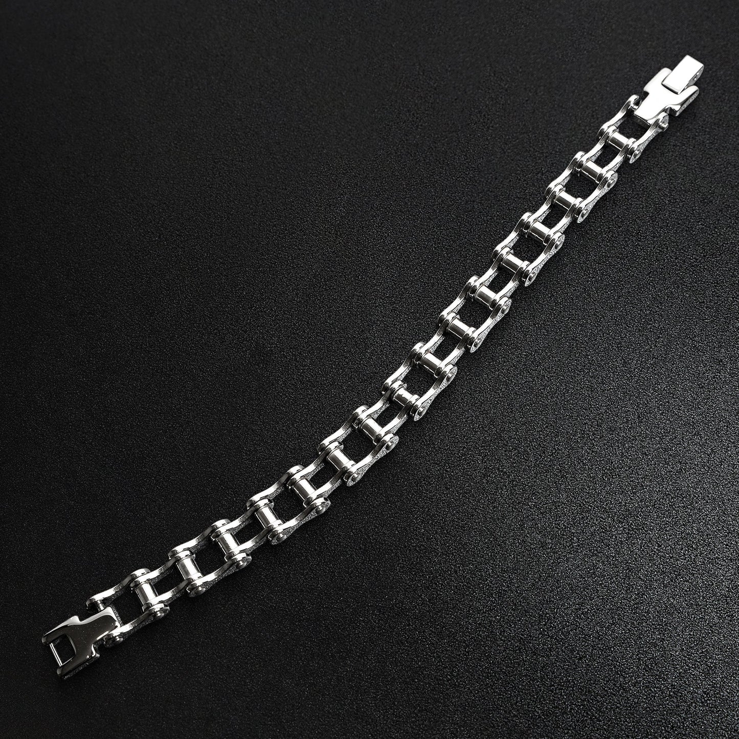 Stainless Steel Bike Chain Bracelet