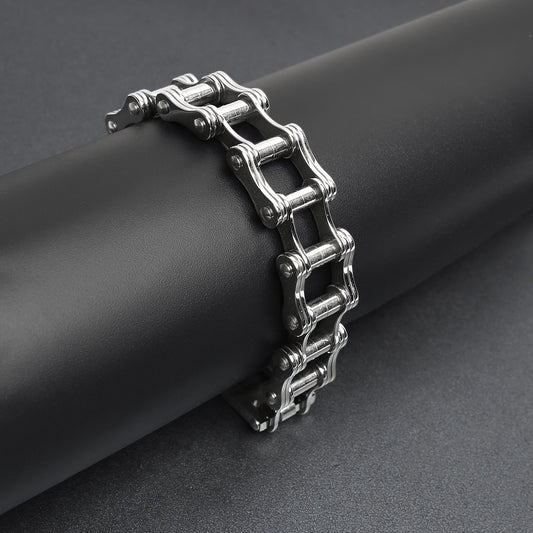 Stainless Steel Medium Bike Chain Bracelet