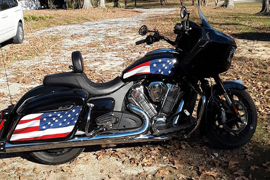 American Flag Tank Decal set for Indian Powerplus lineup