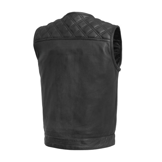 12 Gauge Men's Motorcycle Leather Vest