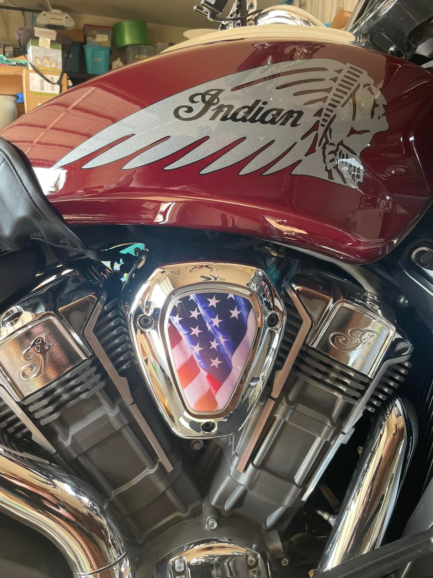 Powerplus V-Cover Decal - American Flag (Color)