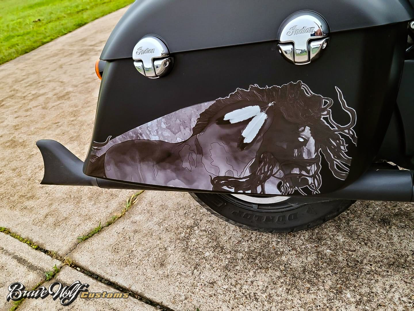 Dark Horse - Saddlebag - V2 - Rounded Bags