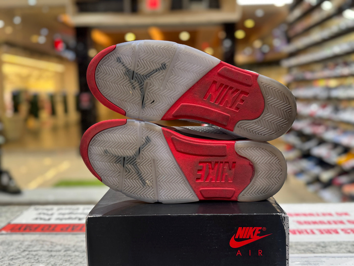 PRE OWNED Jordan 5 Retro Fire Red Black Tongue (2025)