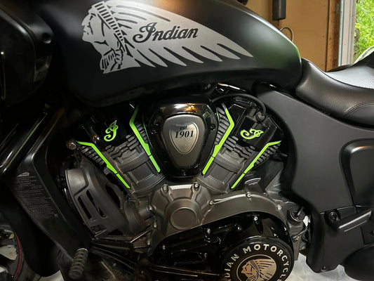 Powerplus Engine Accent Kit - Vibrant Green