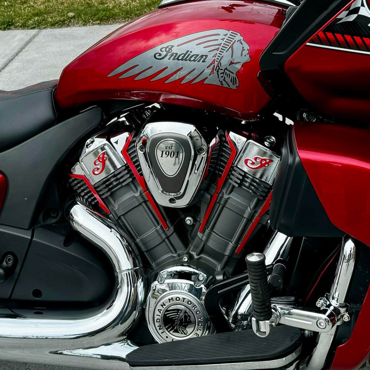 Powerplus Engine Accent Kit - Indy Red