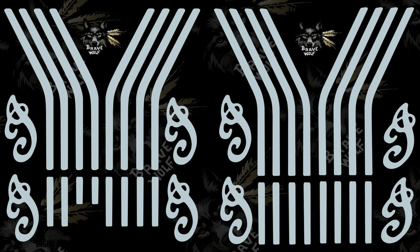 Indian Scout Engine Accent Kit (2025 and up)- Frost Silver