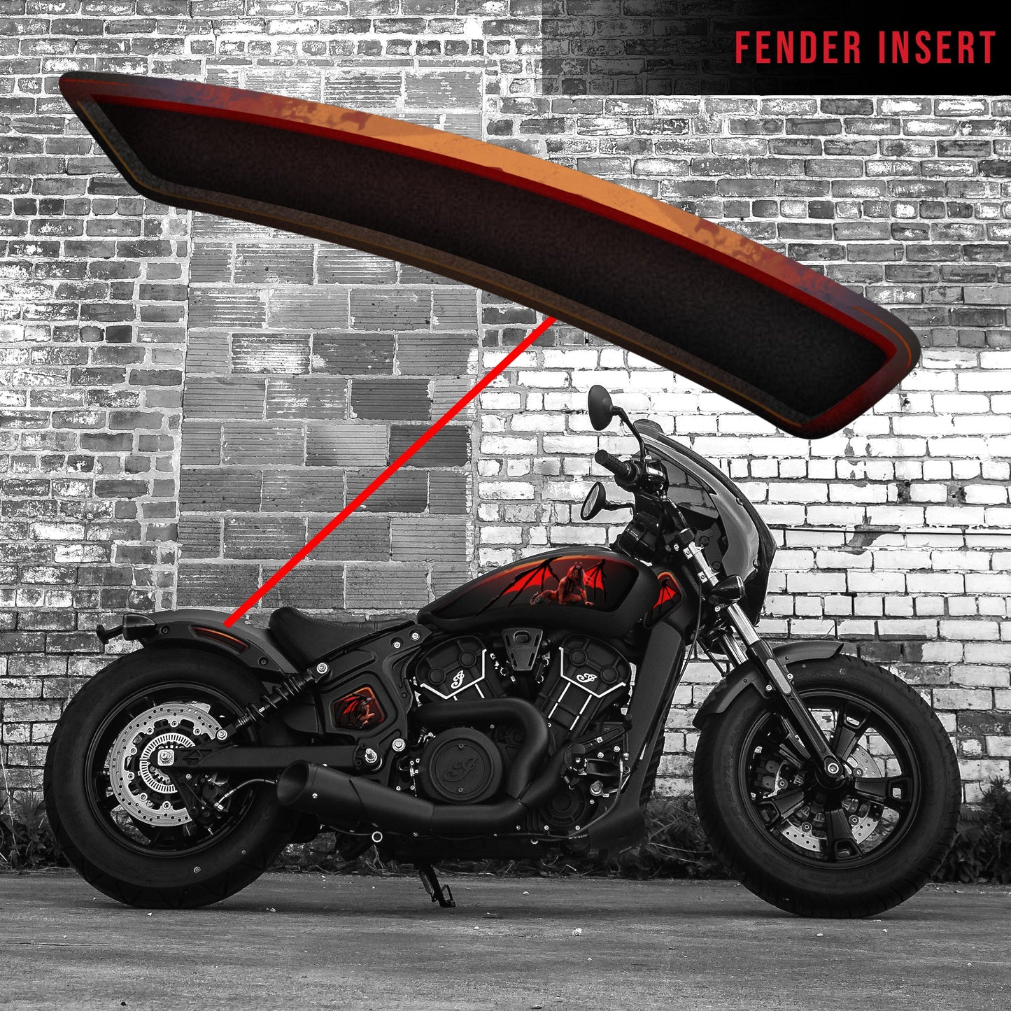 Morganna the Demoness - Indian Scout - Frame Insert Set