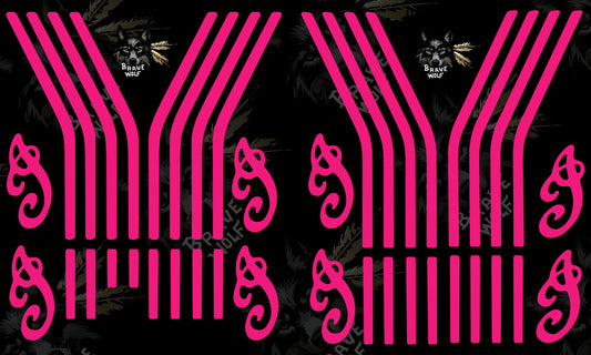 Indian Scout Engine Accent Kit (2025 and up)- Hot Pink