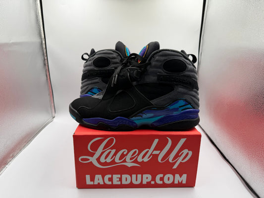 PRE OWNED Jordan 8 Retro Aqua (2015) NO BOX