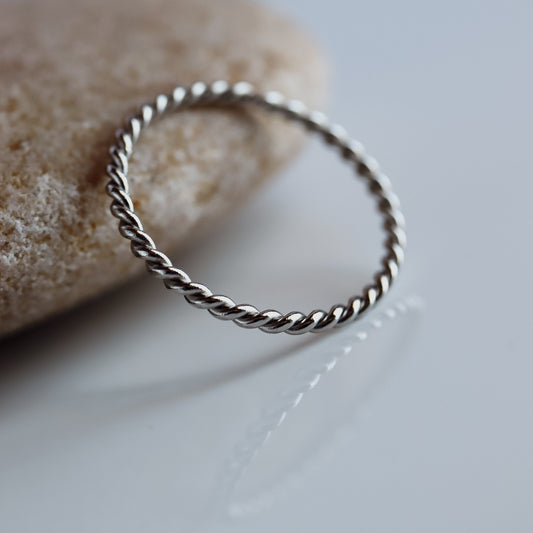 Women's Braided Stacking Ring