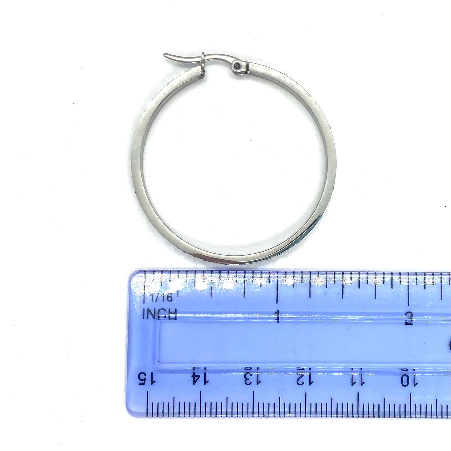 SK2346 Rainbow Crystal Earrings - Two Sizes Available