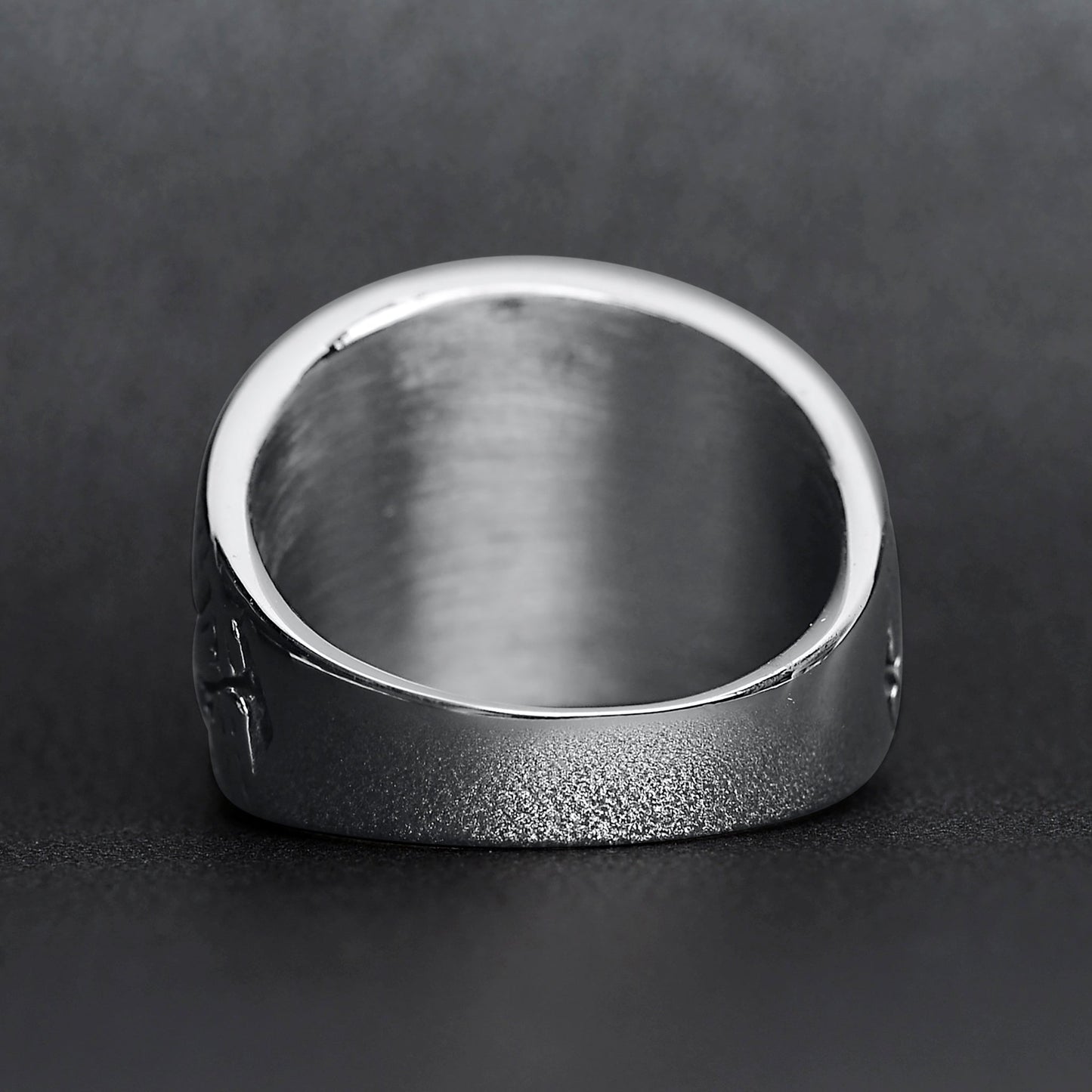 United States Military Black Stone Army Ring