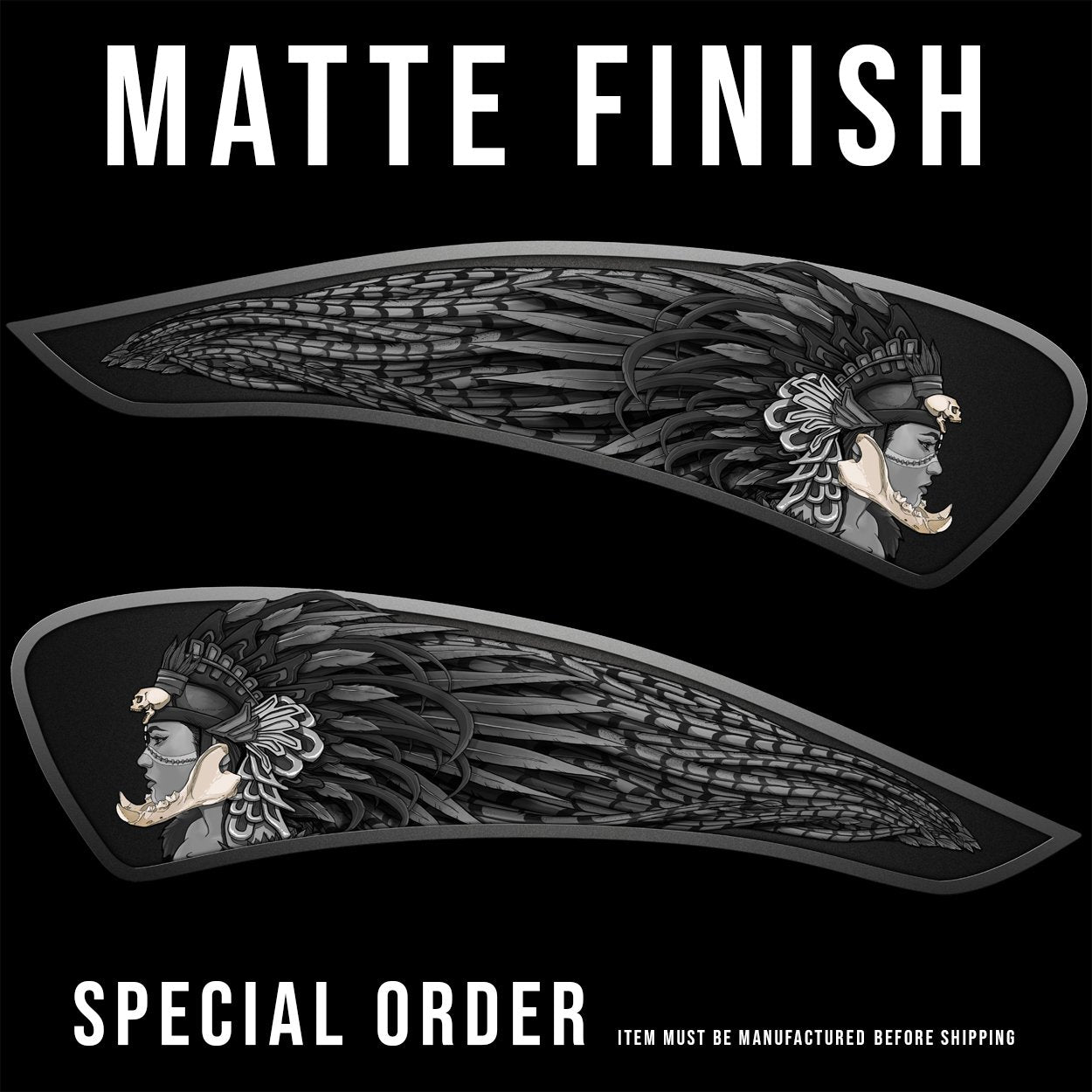 MesoDancer - Indian Scout - Full Tank Black & White