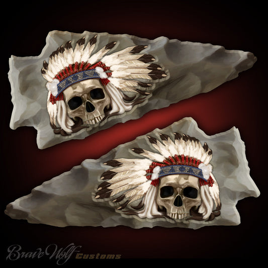 NEW Skull Warbonnet - Thunderstroke Models Color