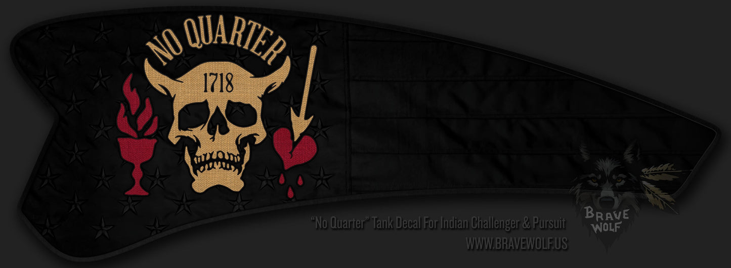 "No Quarter" Tank Decal Set for Indian Powerplus lineup