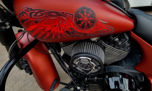 Odin's Ravens Universal Tank Decals - Red
