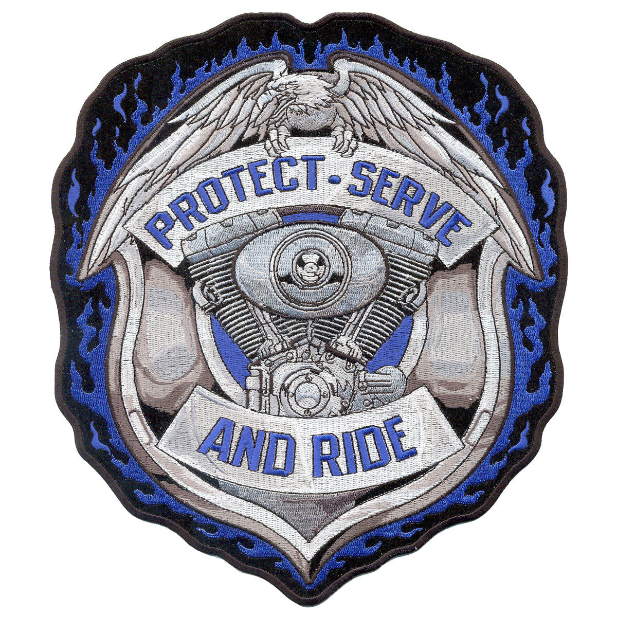 Hot Leathers Protect and Serve Patch 5" X "5