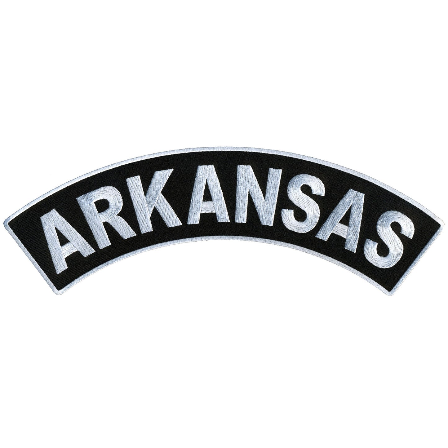 Hot Leathers Arkansas 12” X 3” Top Rocker Patch