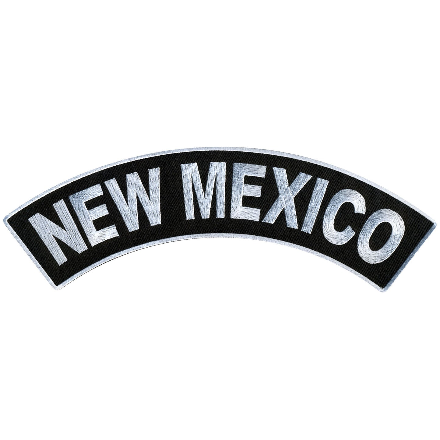 Hot Leathers New Mexico 12" X 3" Top Rocker Patch