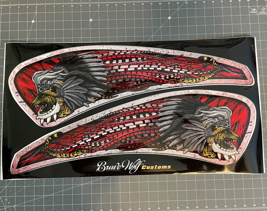 "Oops" Azteca Challenger Blood Moon (OVERSIZED)