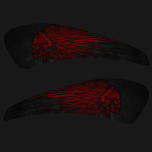 SWB-729-Red-Powerplus Tank Decal Set