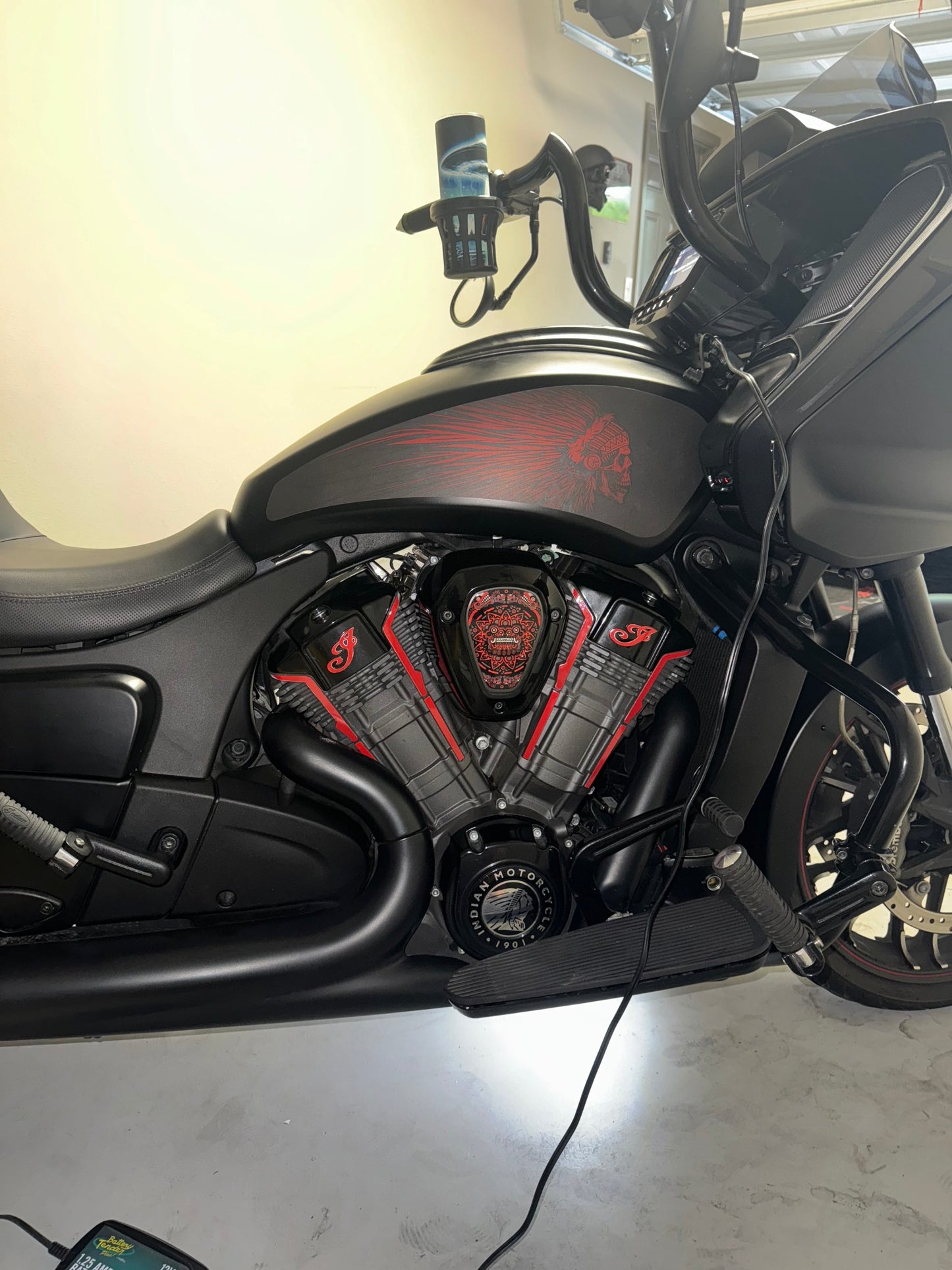 SWB-729-Red-Powerplus Tank Decal Set