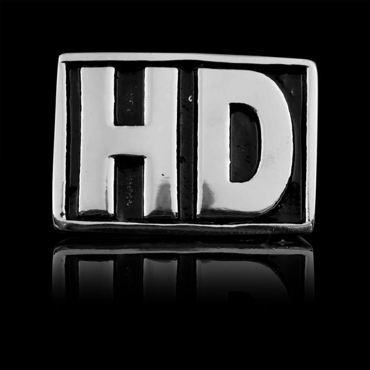 Stainless Steel Heavy Duty "HD" Signet Unisex Ring