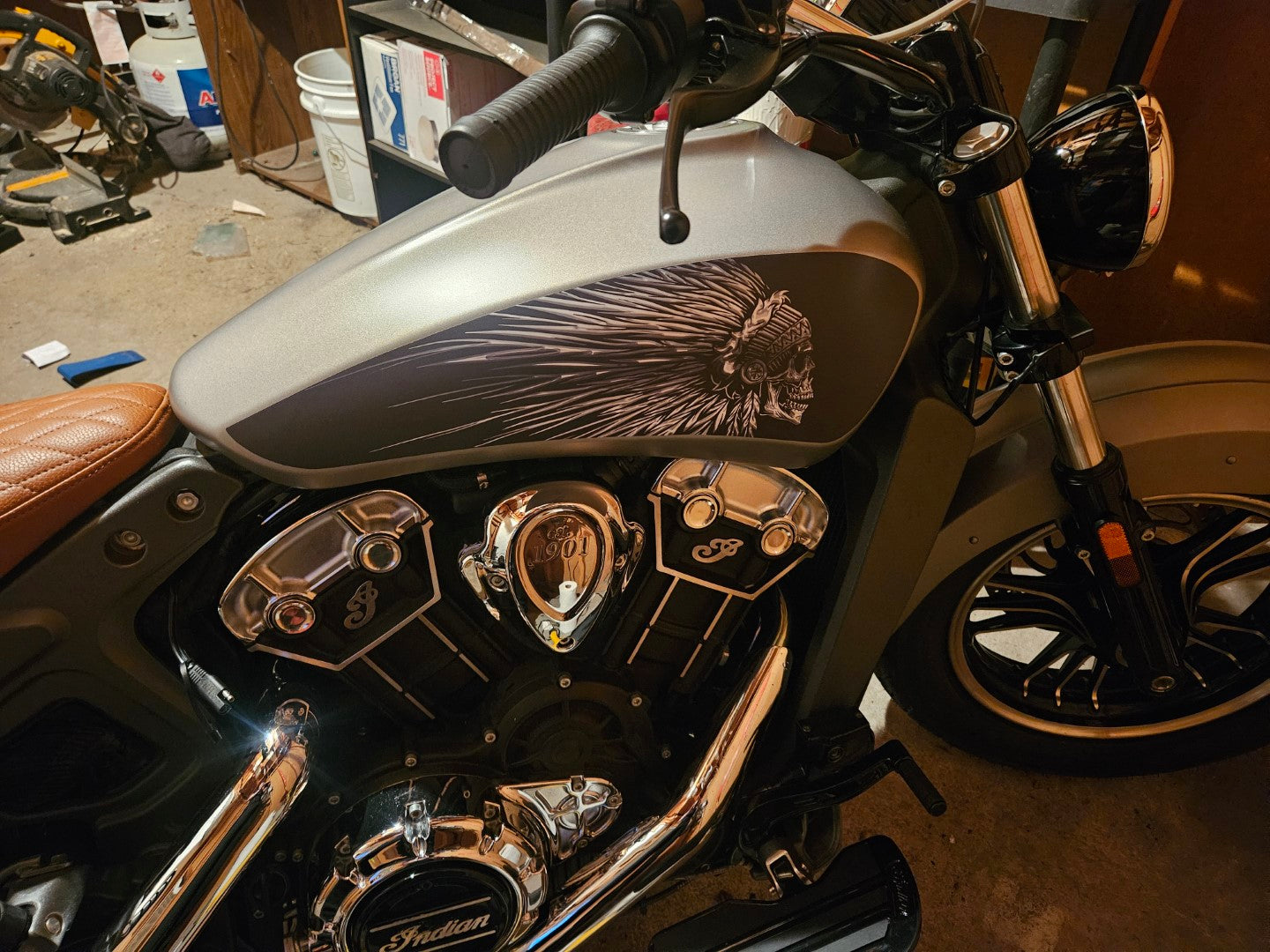 SWB-729-Indian Scout- Chrome