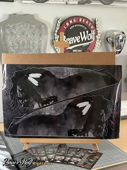 Dark Horse - Saddlebag - V2 - Square Bags