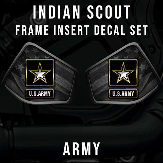 Indian Scout Mid-Frame Insert - Army