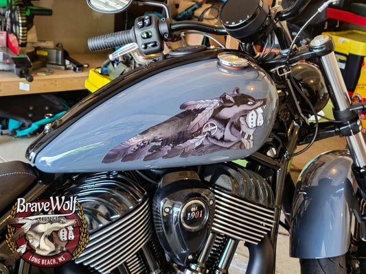 CLEARANCE -The Black Wolf - Dark-Universal Tank Decals