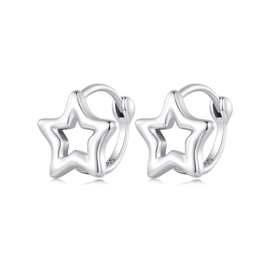 S925 Oxidized Silver 1cm Earrings for Women