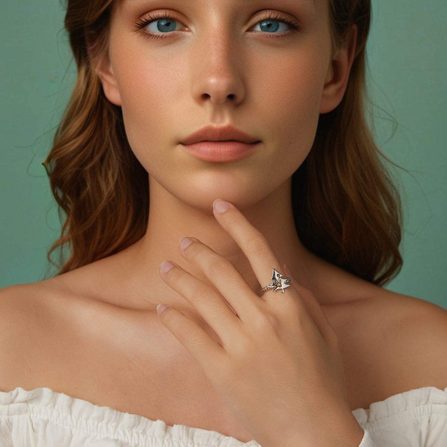 925 Sterling Silver Gold Plated Rings for Women