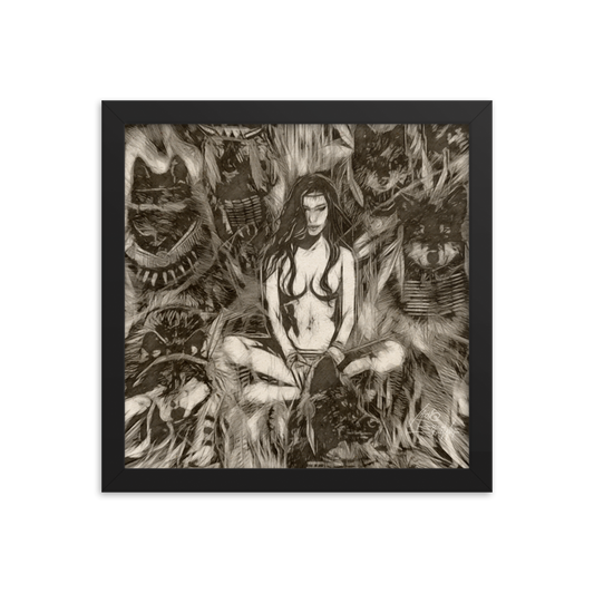 "One With the Pack" Artist Series Framed poster