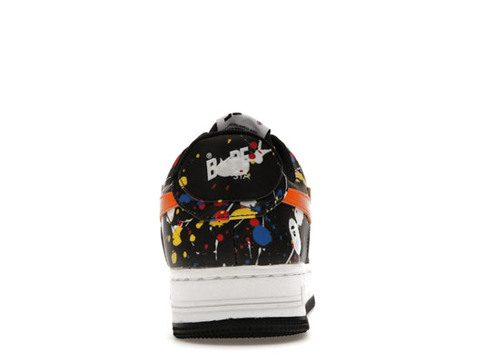A Bathing Ape Bape Sta Paint Splatter Black