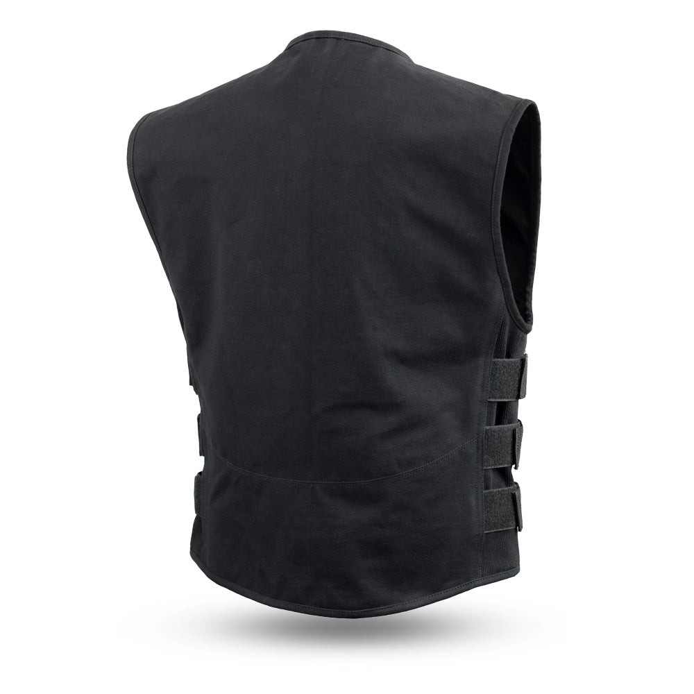 Knox - Men's Motorcycle Swat Style 20oz. Canvas Vest