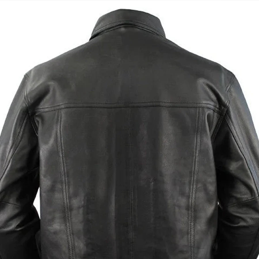 Milestone - Men's Leather Motorcycle Shirt