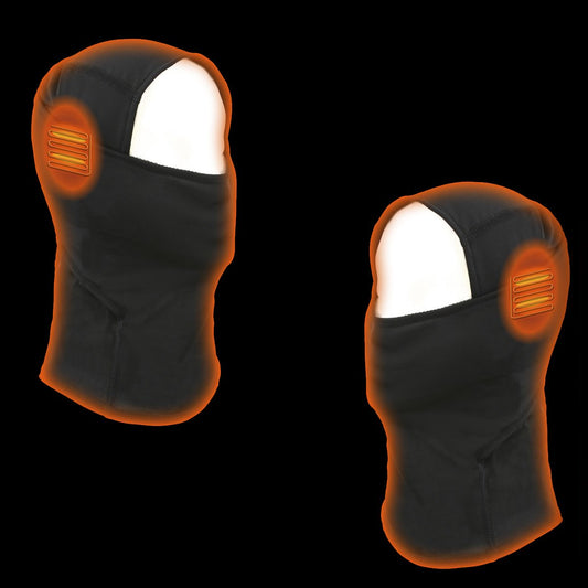 Hot Leathers T68 'The O.G.' Gloss Black DOT Helmet with MP7922FMSET Heated Balaclava Bundle