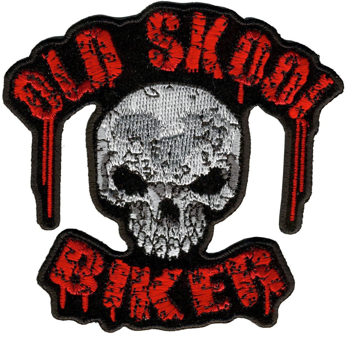 Hot Leathers 4" x 4" Old Skool Biker Patch