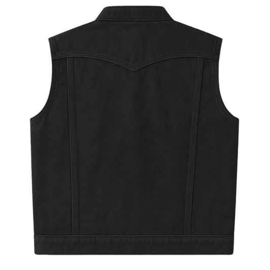 Legendary Revolution Men's Denim Motorcycle Vest