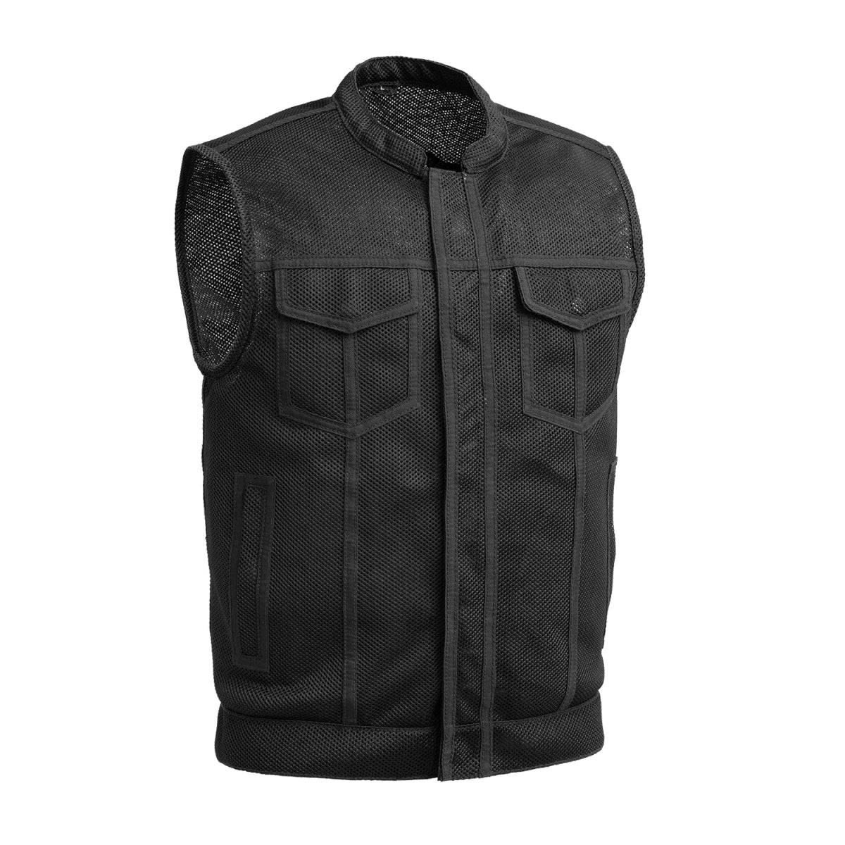 Sharp Shooter Moto Mesh Men's Motorcycle Vest – Valiant Biker