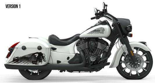 Dark Horse - Saddlebag - V1 - Rounded & Square Bags